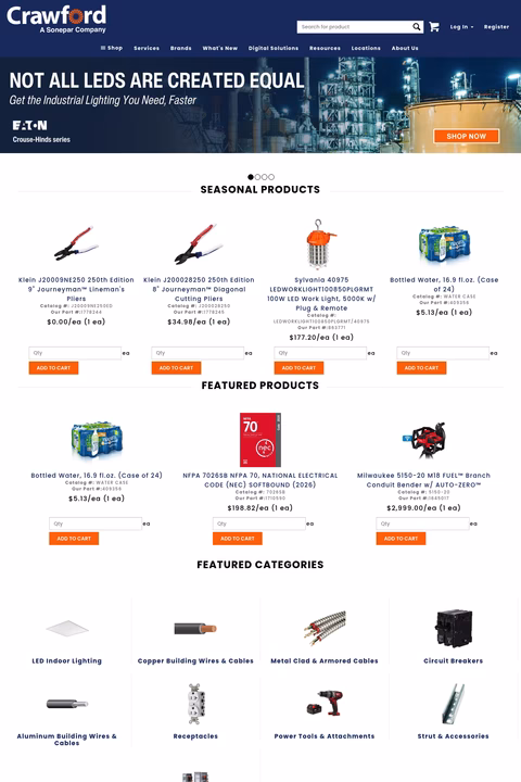Crawford-Electric-Supply Homepage 1440px