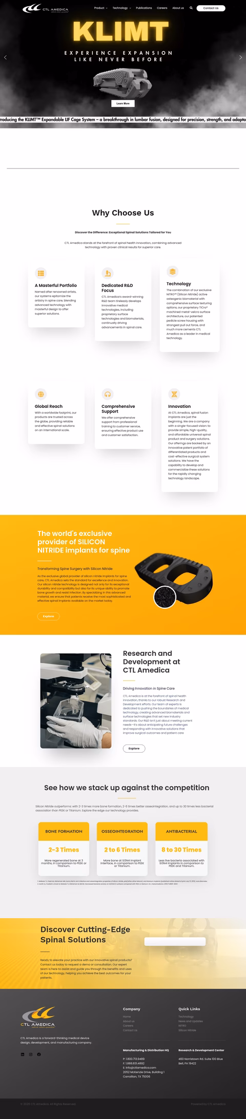 Ctl-Amedica Homepage 1440px