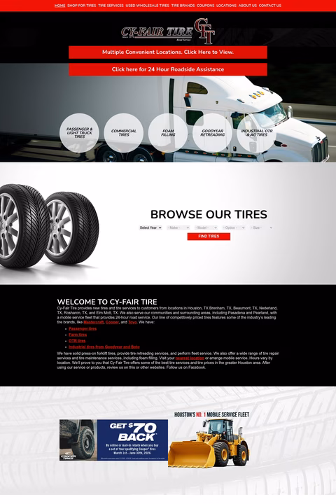 Cy-Fair-Tire Homepage 1440px