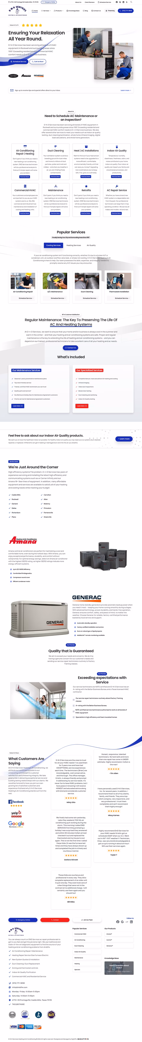 D-N-D-Services-Heating-Air-Conditioning Homepage 1440px