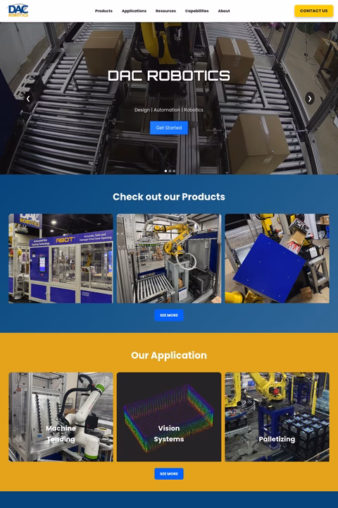 Dac-Robotics Homepage 1440px