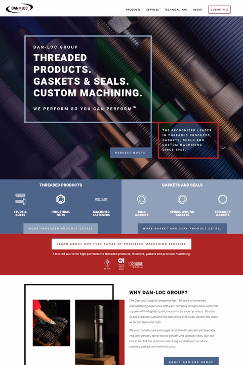 Dan-Loc-Group Homepage 1440px