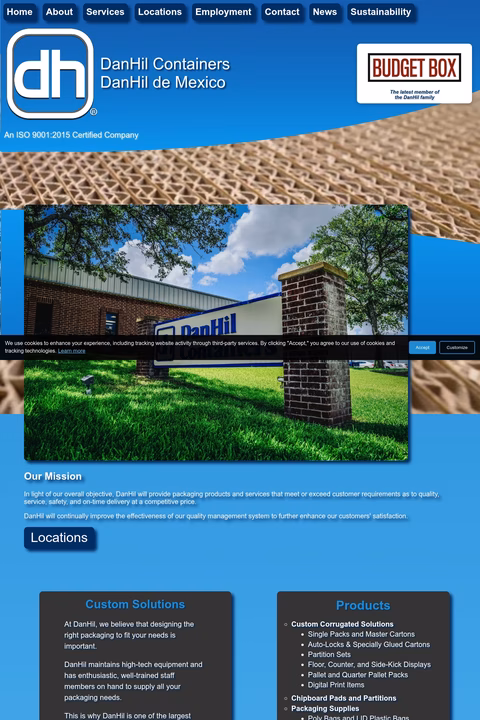 Danhil-Containers Homepage 1440px