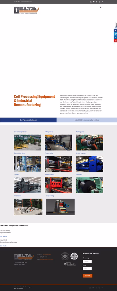 Delta-Steel-Technologies Homepage 1440px