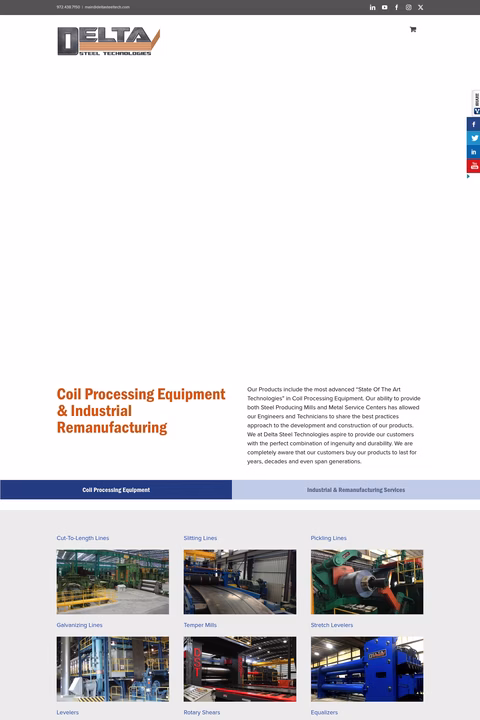 Delta-Steel-Technologies Homepage 1440px