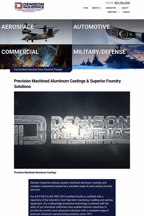 Denison-Industries Homepage 1440px