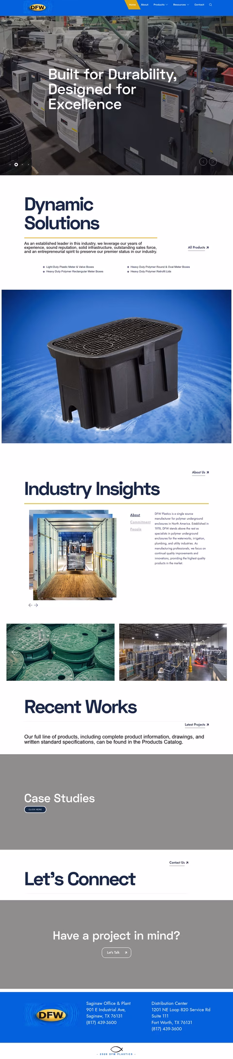 Dfw-Plastics Homepage 1440px