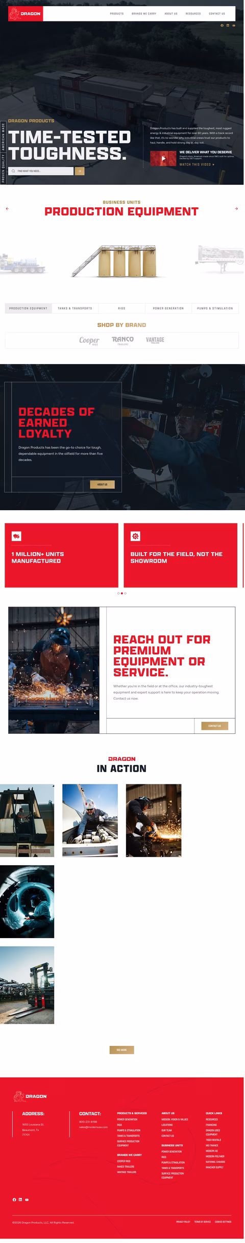 Dragon-Products Homepage 1440px