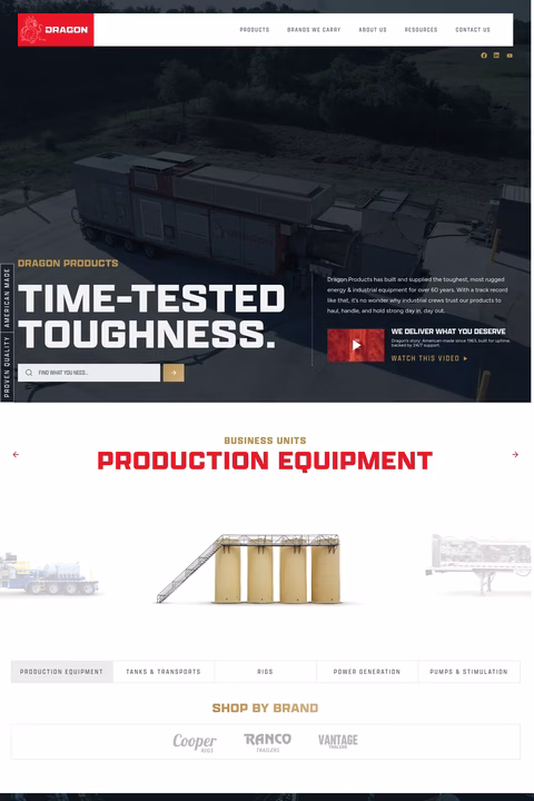 Dragon-Products Homepage 1440px
