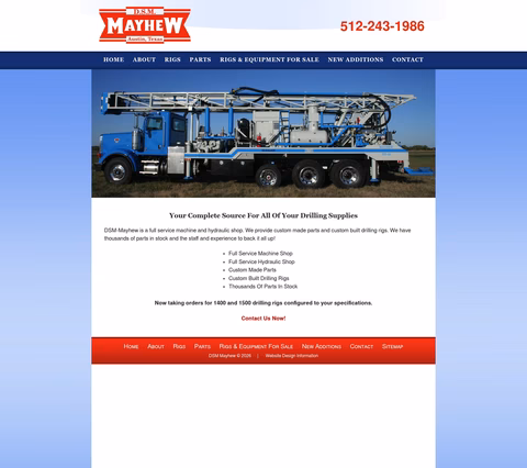 Dsm-Mayhew Homepage 1440px