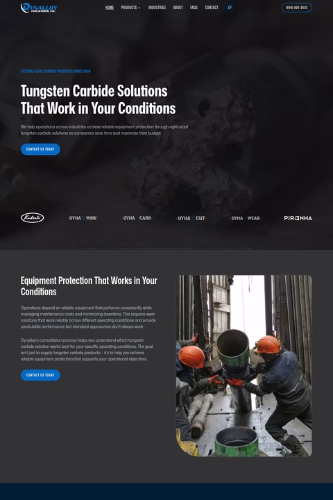 Dynalloy-Industries Homepage 1440px