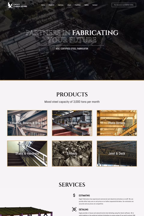 Eagle-Fabricators Home/ 1440px