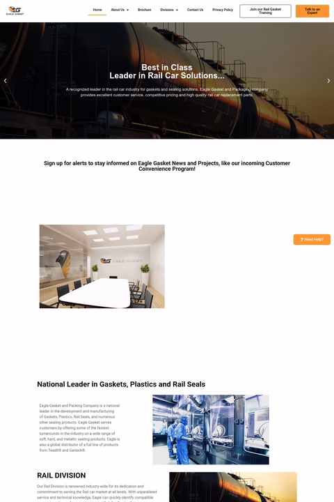 Eagle-Gasket-Packing-Company Homepage 1440px