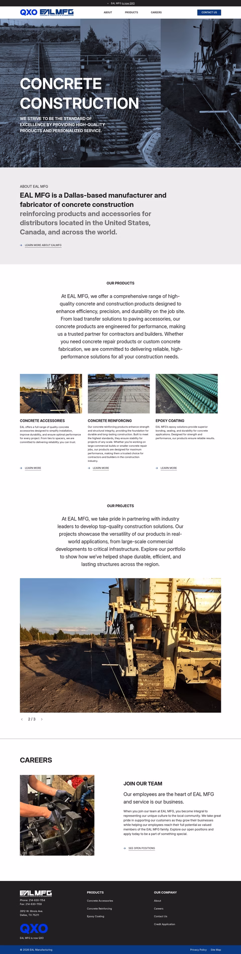 Eal-Manufacturing Homepage 1440px