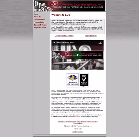 Egs-Production-Machining Homepage 1440px