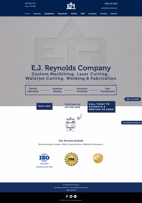 Ej-Reynolds-Company Homepage 1440px