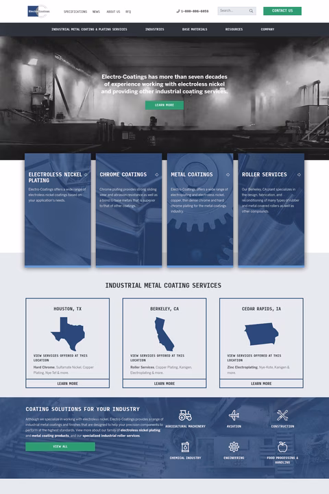 Electro-Coatings Homepage 1440px