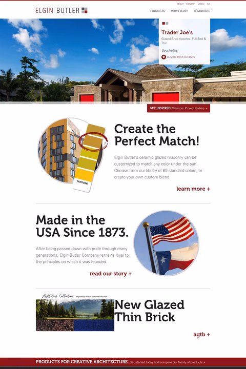 Elgin-Butler-Company Homepage 1440px