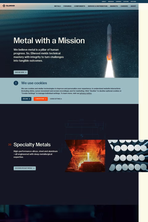 Ellwood-Group Homepage 1440px