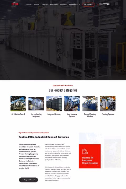 Epcon-Industrial-Systems Homepage 1440px