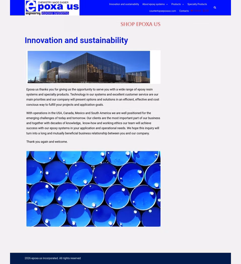 Epoxa-Us Homepage 1440px
