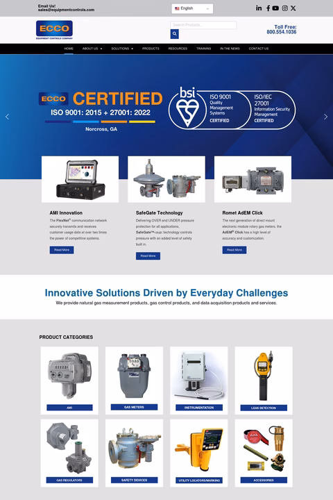 Equipment-Controls-Company Homepage 1440px