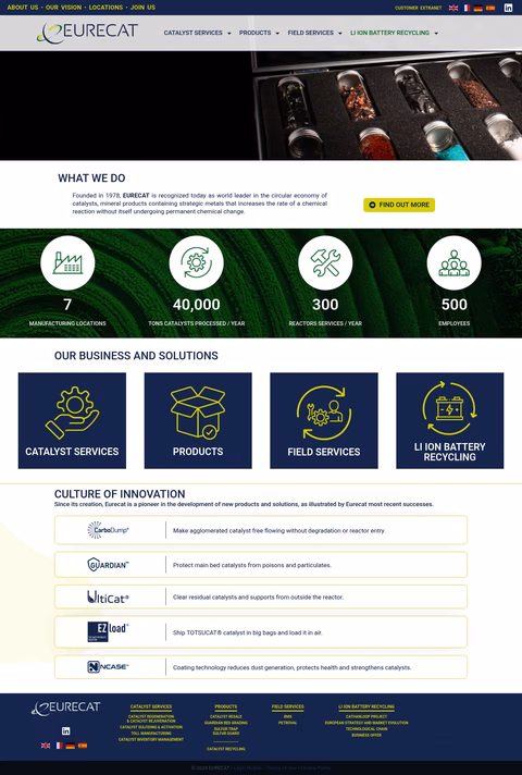 Eurecat Homepage 1440px