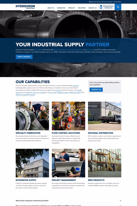 Ferguson-Industrial Homepage 1440px
