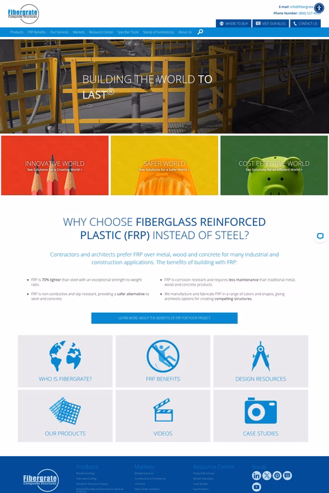 Fibergrate-Composite-Structures Homepage 1440px
