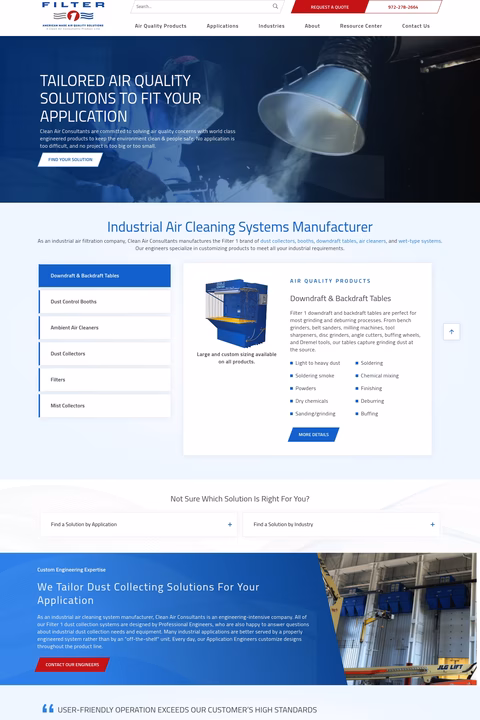 Filter-1 Homepage 1440px