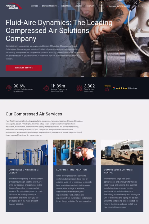 Fluid-Aire-Dynamics Homepage 1440px