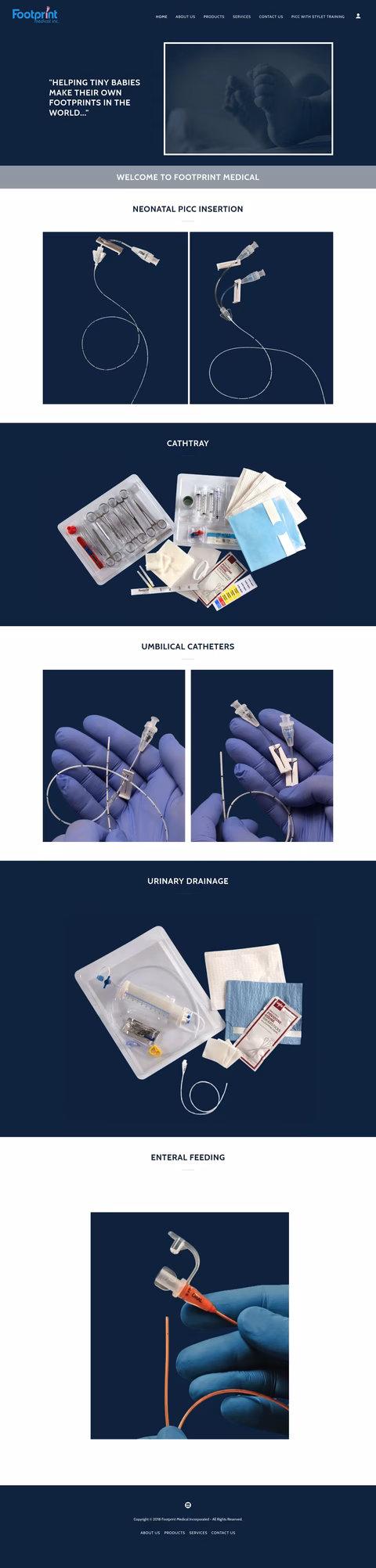 Footprint-Medical Homepage 1440px