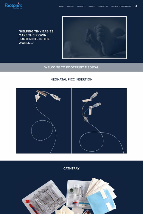 Footprint-Medical Homepage 1440px