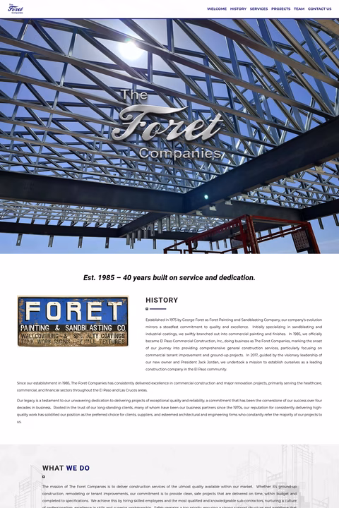 Foret-Companies Homepage 1440px