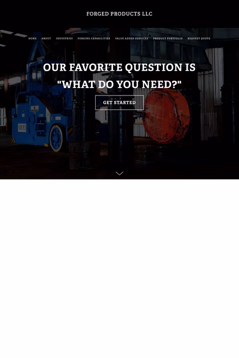 Forged-Products-Inc Homepage 1440px