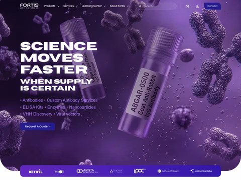 Fortis-Life-Sciences Homepage 1440px
