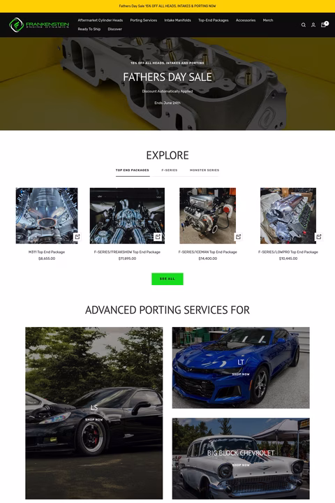 Frankenstein-Engine-Dynamics Homepage 1440px