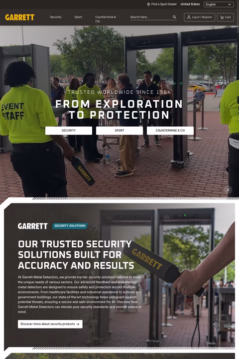 Garrett-Metal-Detectors Homepage 1440px