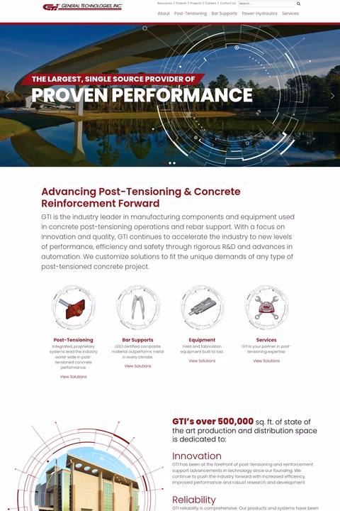 General-Technologies-Inc Homepage 1440px