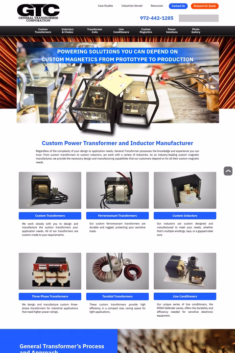 General-Transformer Homepage 1440px