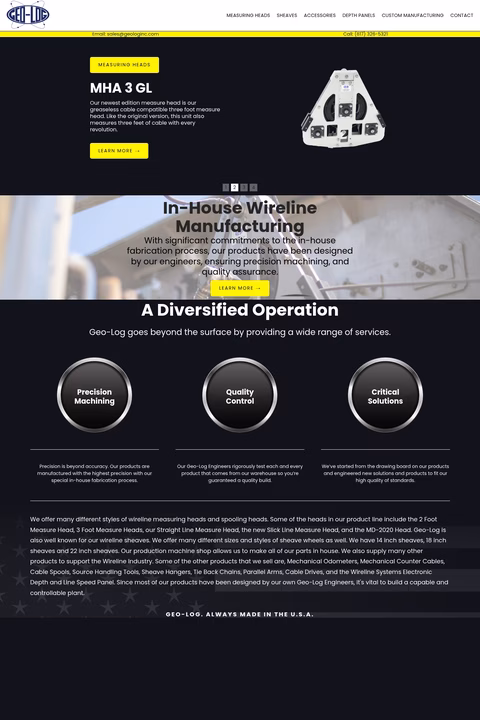 Geolog-Inc Homepage 1440px