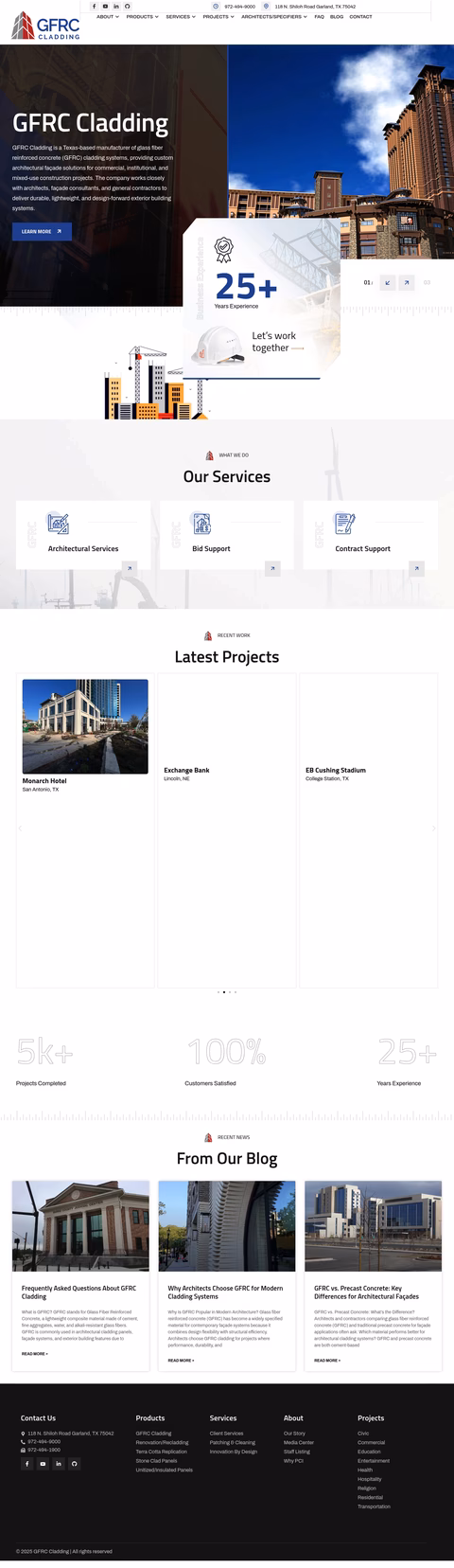 Gfrc-Cladding Homepage 1440px