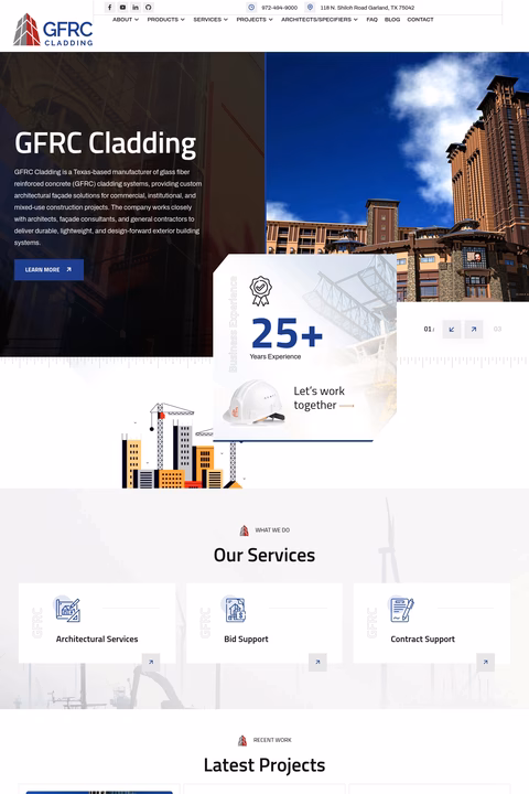 Gfrc-Cladding Homepage 1440px