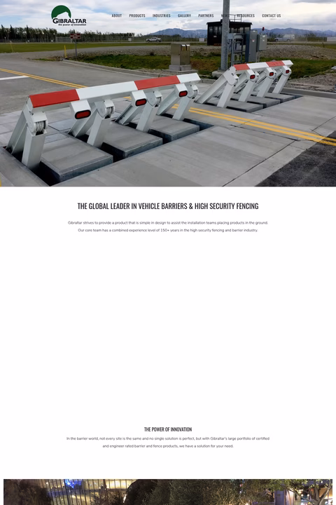 Gibraltar-Perimeter-Security Homepage 1440px