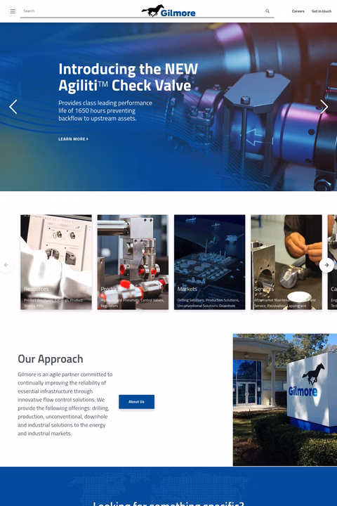 Gilmore Homepage 1440px