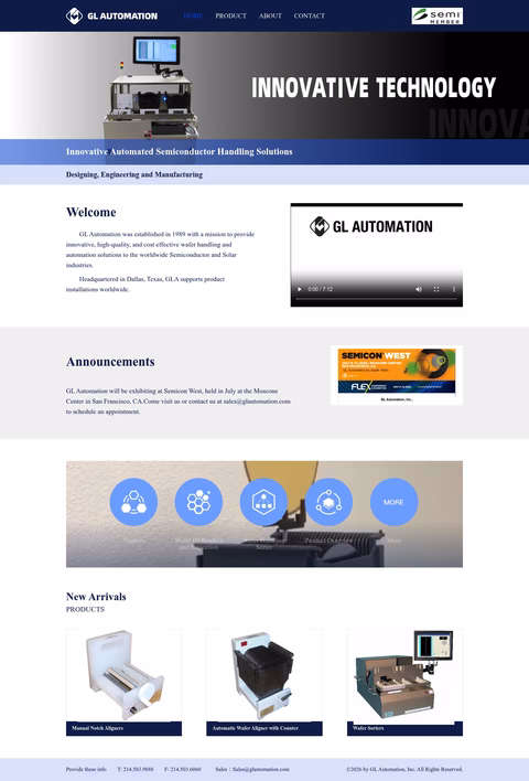 Gl-Automation Homepage 1440px
