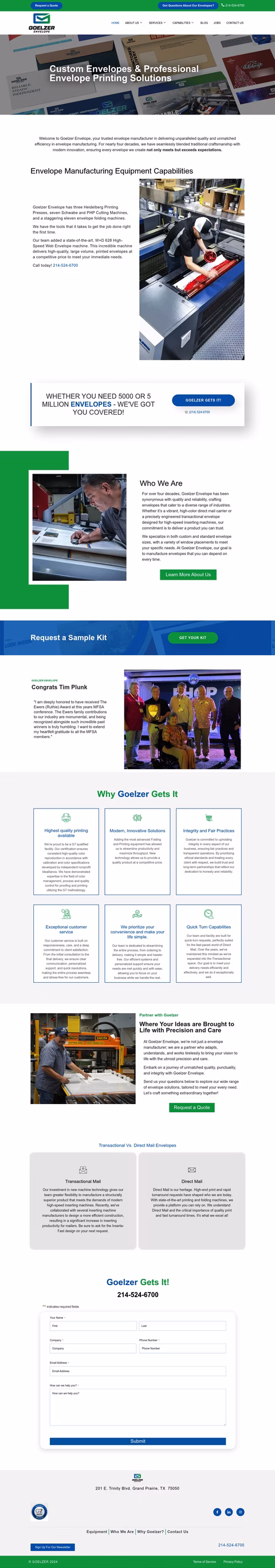 Goelzer-Industries Homepage 1440px