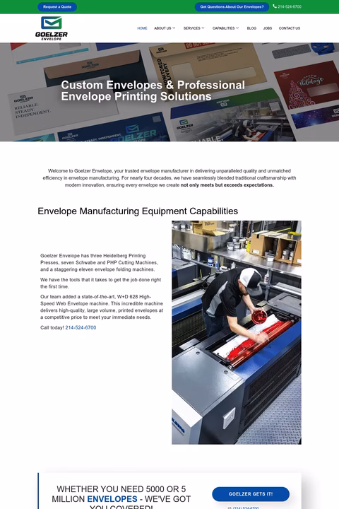 Goelzer-Industries Homepage 1440px