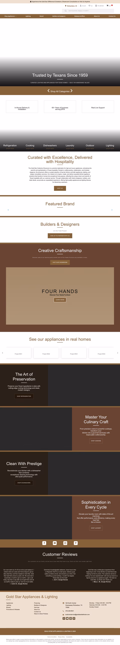 Gold-Star-Appliances-Lighting Homepage 1440px