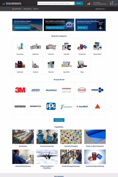 Gracoroberts Homepage 1440px